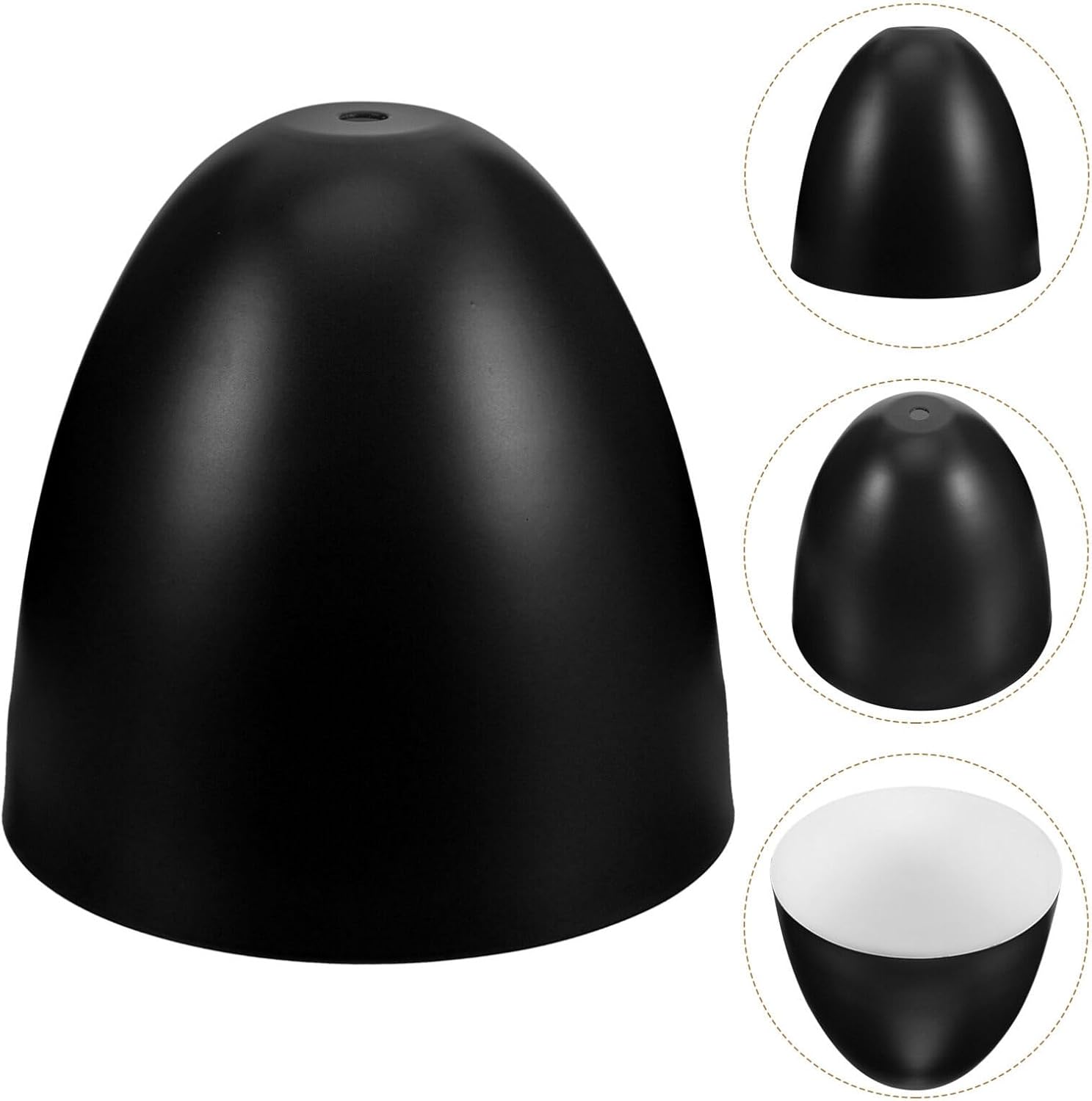 OSALADI Decoración de techo negro pantallas de lámpara de techo para lámpara de mesa, decoración de escritorio, pantalla de lámpara de mesa,