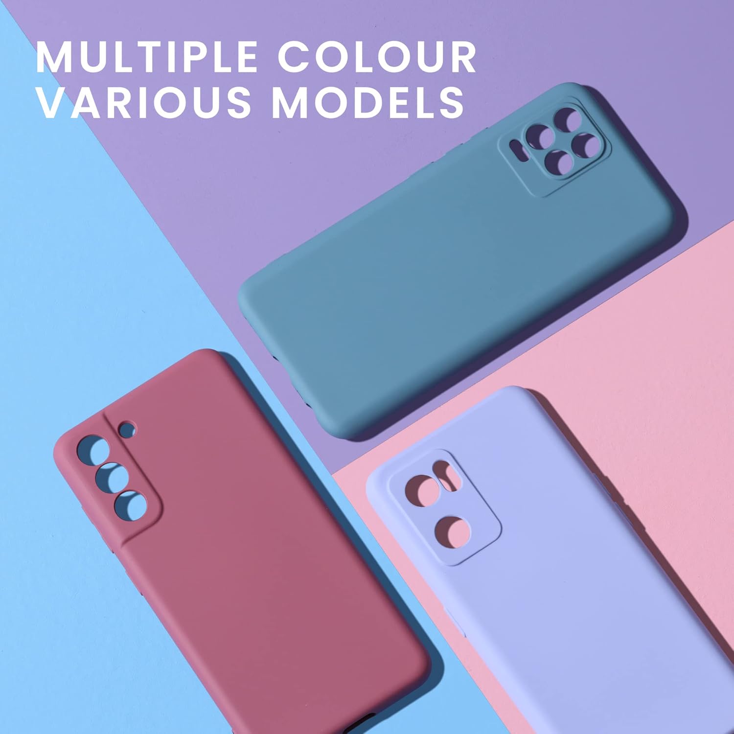 kwmobile Funda compatible con Realme GT Master Edition – Funda protectora delgada de TPU con acabado mate suave – lavanda claro