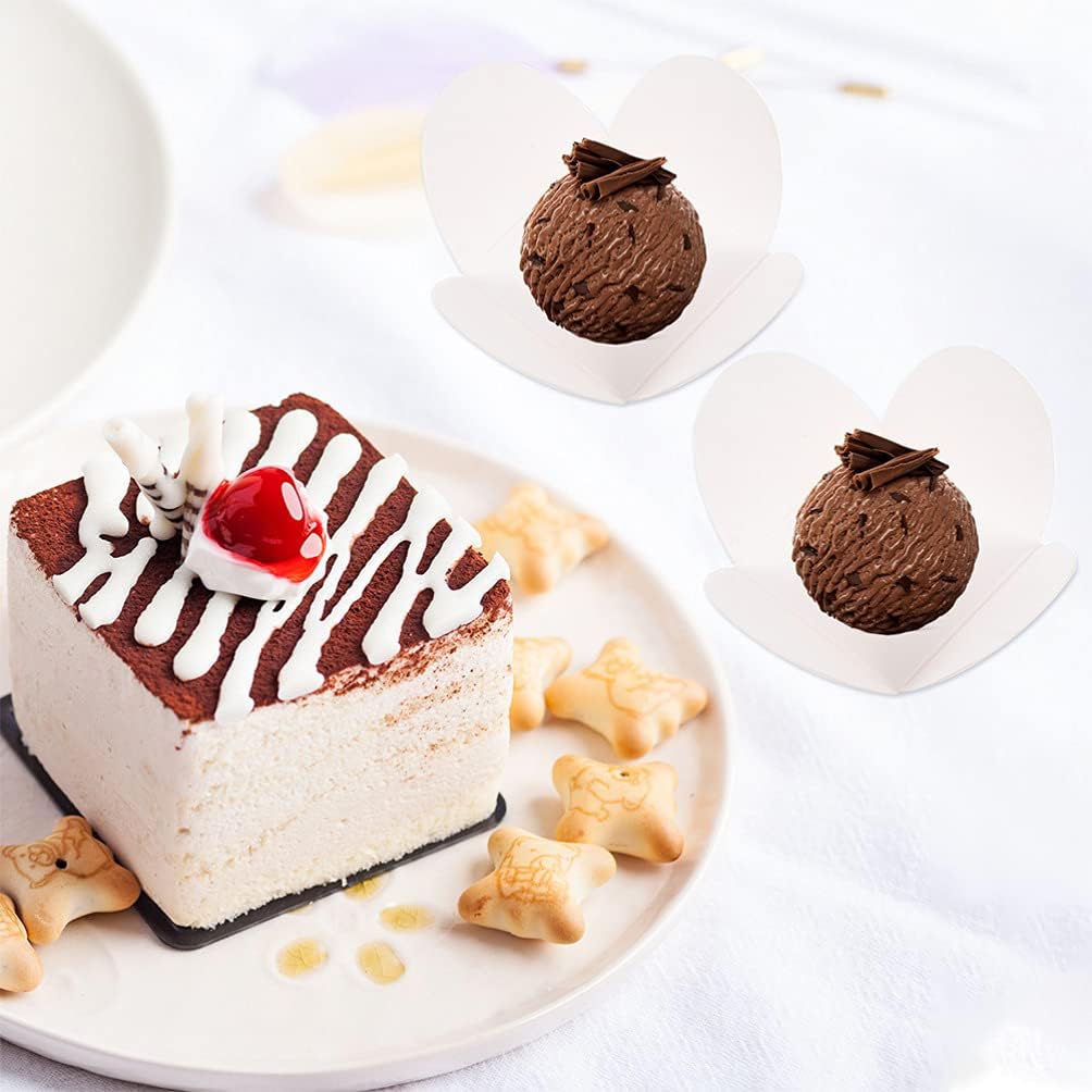 DOITOOL 200 piezas de papel kraft de chocolate para dulces, forros para magdalenas, moldes de papel para hornear para bolitas de pasteles,