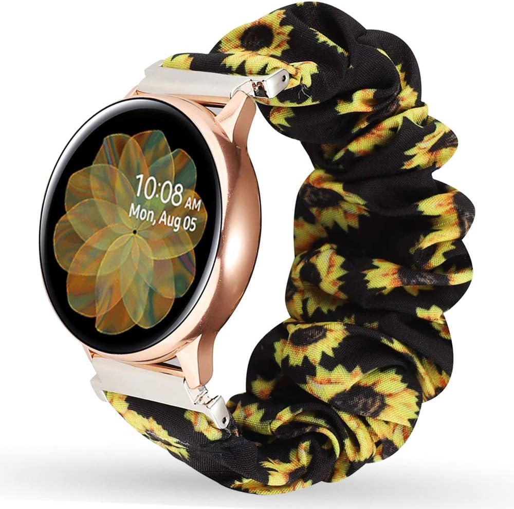 Miimall Correa elástica de 0.787 pulgadas compatible con Samsung Galaxy Watch 654 de 1.575 pulgadas, 1.732 pulgadas, Watch 5 Pro, Watch 64 Classic,