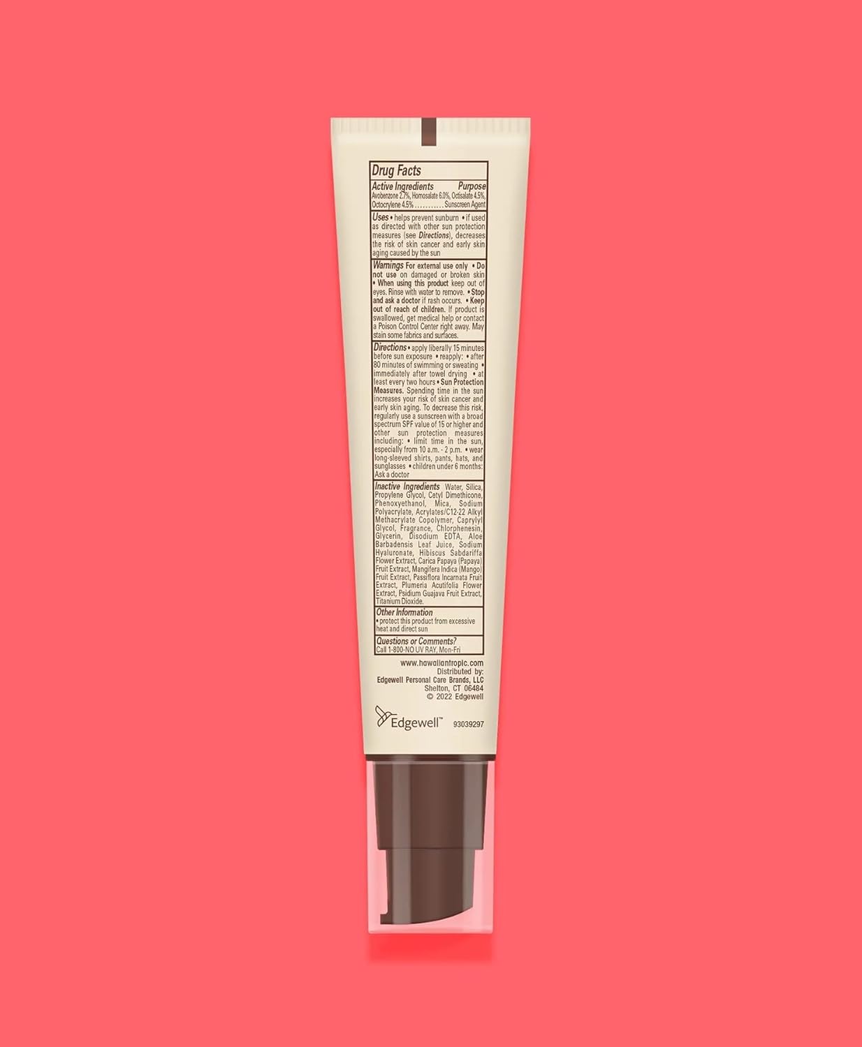 Hawaiian Tropic Loción de hidratación sin peso SPF 30 y Hawaiian Tropic Sheer Touch Protector solar facial suero facial SPF 30 paquete combinado