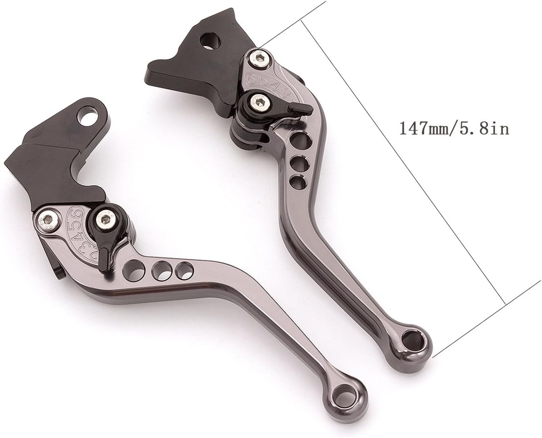 Palancas de embrague de freno corto para Yamaha YZ WR 125 250 500 1991 1992 1993 1994 1995 YBR250 FAZER 2007 2008 2009 2010 2011 2012