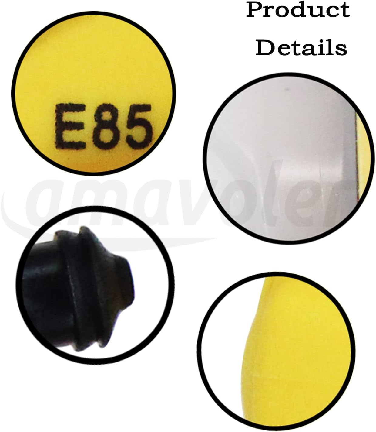 52030380AA 52030380AB E85 Tapa de gasolina Accesorio de repuesto para Chrysler Dodge-07-09 Commander Grand Cherokee, 08-19 Grand Caravan, 08-16 Town