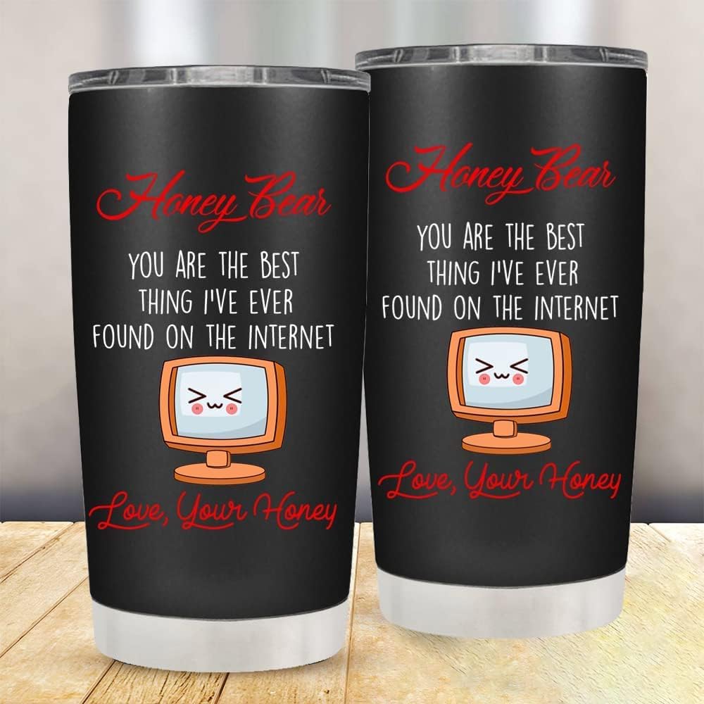 Taza de regalo personalizada para el día de San Valentín para parejas, amantes con la frase “You Are The Best Thing I’ve Ever Found on the