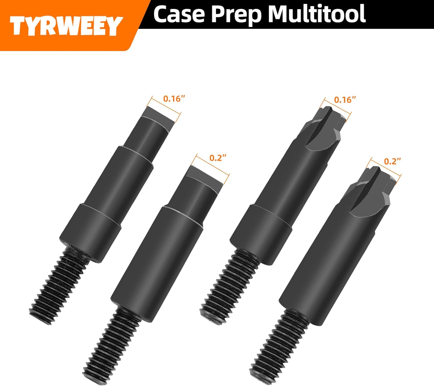 Case Prep Multiherramienta, herramientas de desbarbado de chaflán de caja para recargar, escariadores de bolsillo y limpiadores para quitar engarces