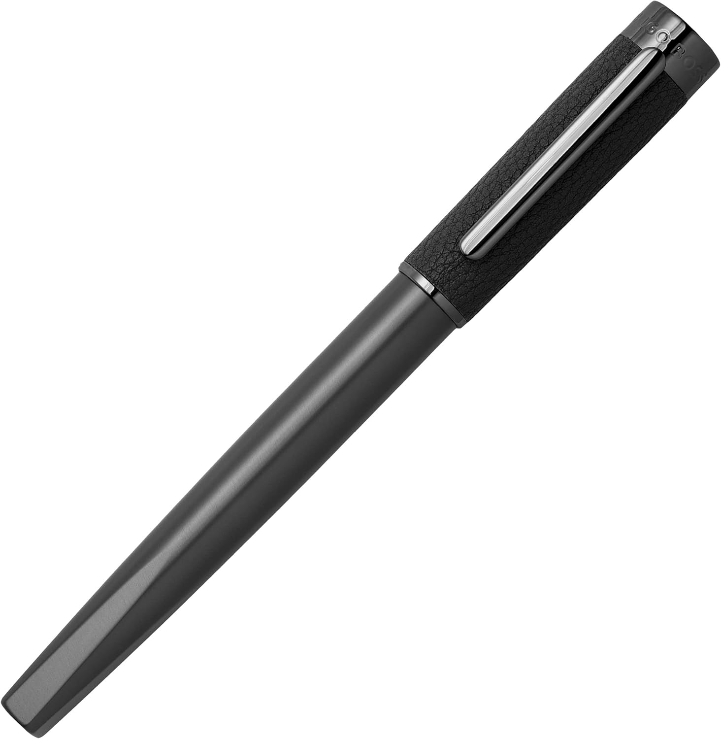 Hugo Boss Pluma estilográfica Corium  Instrumento de escritura para hombres y mujeres  Elegante caja de regalo (negro)