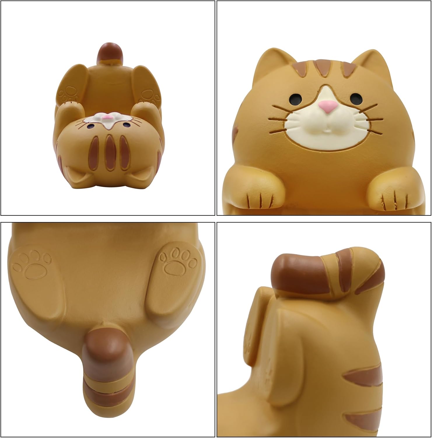 Soporte de teléfono celular único y lindo soporte para automóvil, divertido diseño de gato de dibujos animados en 3D, diseño de animales, soporte