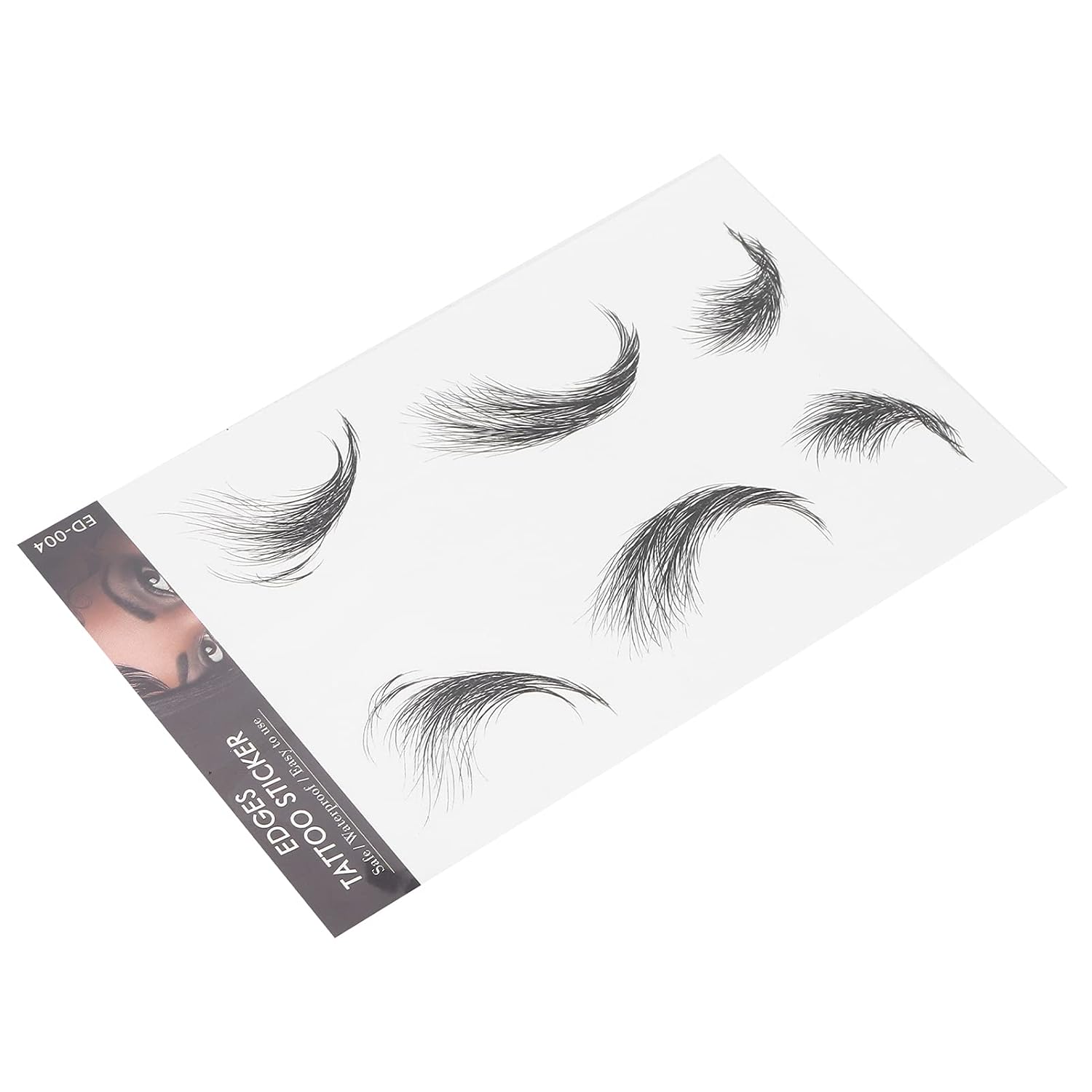 Adhesivo de tatuaje para el cabello, adhesivo temporal para el cabello, calcomanías de línea de cabello, peinados de mujer, tatuaje, tatuaje de