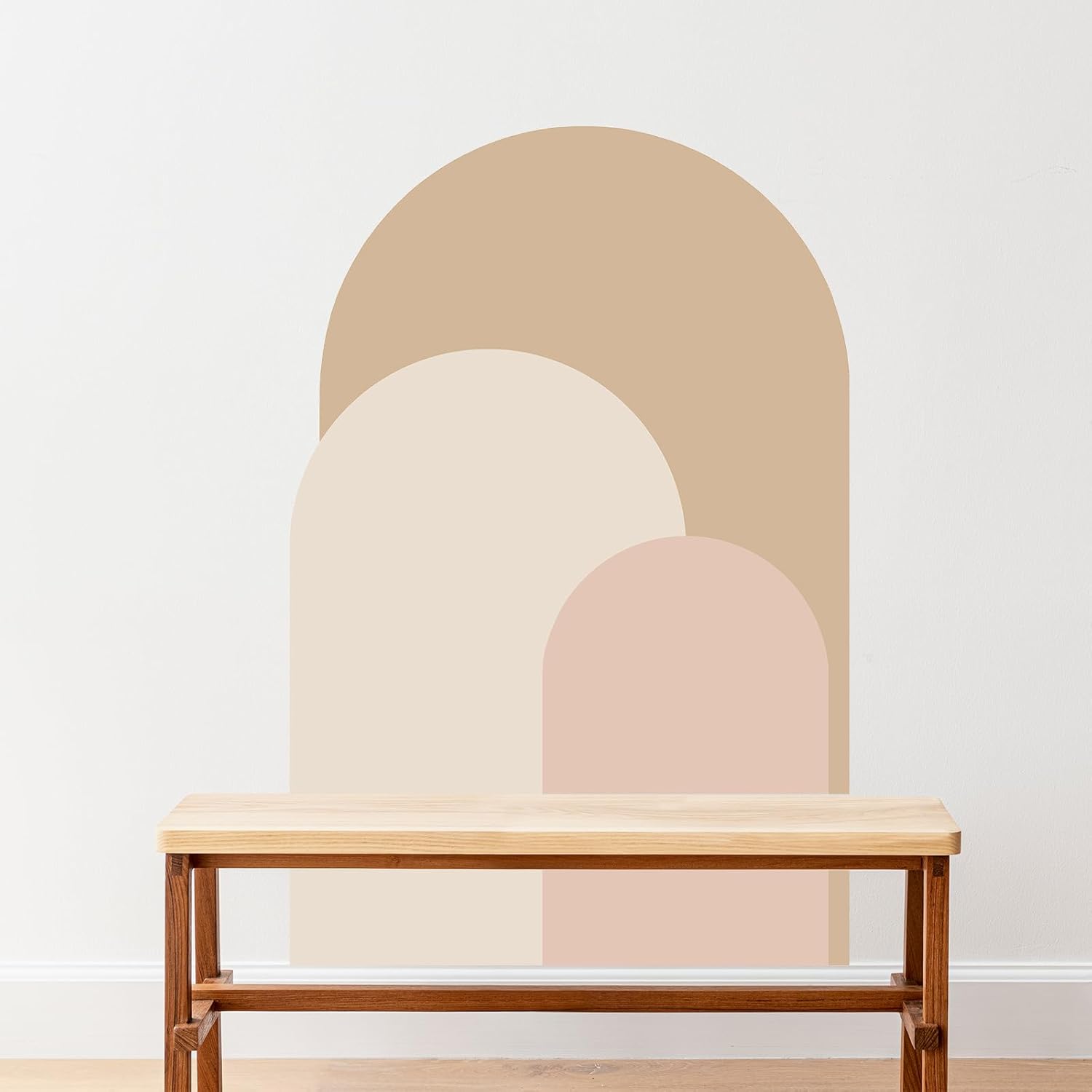 Vinilo decorativo para pared de arco moderno de amanecer, arco bohemio, extraíble, autoadhesivo, para sala de estar, cabecera, dormitorio de niños y