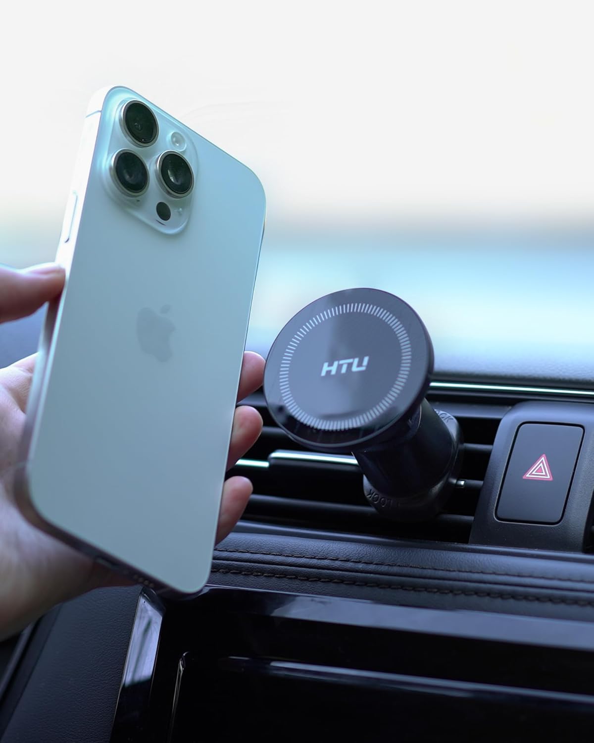 2024 más reciente actualizado para MagSafe Car Vent Mount HTU Los mejores imanes Soportes de teléfono de automóvil para iPhone, gancho de metal,
