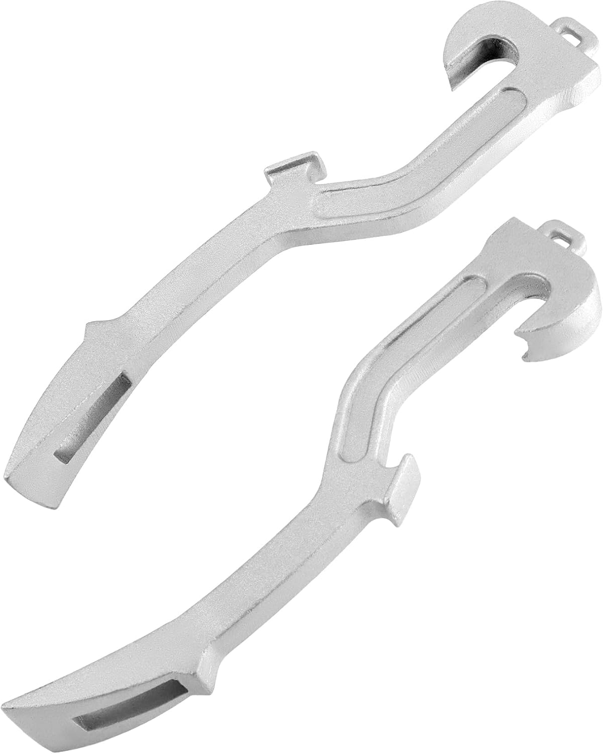 QWORK Llave inglesa para manguera de incendios, aluminio universal, equipo contra incendios, 11-78 pulgadas de longitud, paquete de 2