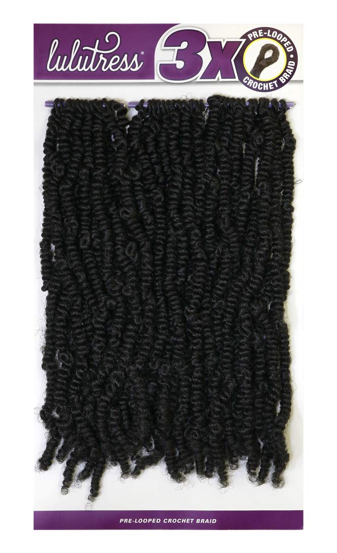 Sensationnel Hair – Trenzas de ganchillo Lulutress 3X Bomb Twist de 12 pulgadas (paquete de 3, 2)