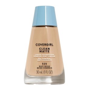 CoverGirl Clean Maquillaje líquido control de aceite, paquete de de 1 CoverGirl Clean Maquillaje líquido control de aceite, paquete de de 1
