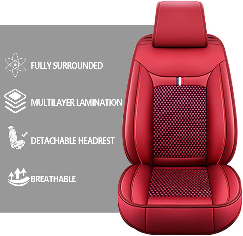 Funda de asiento delantera y trasera, para Cadillac CT4 CT5 CTS Escalade XTS, fundas interiores para la mayoría de los sedanes, SUV, camiones (juego
