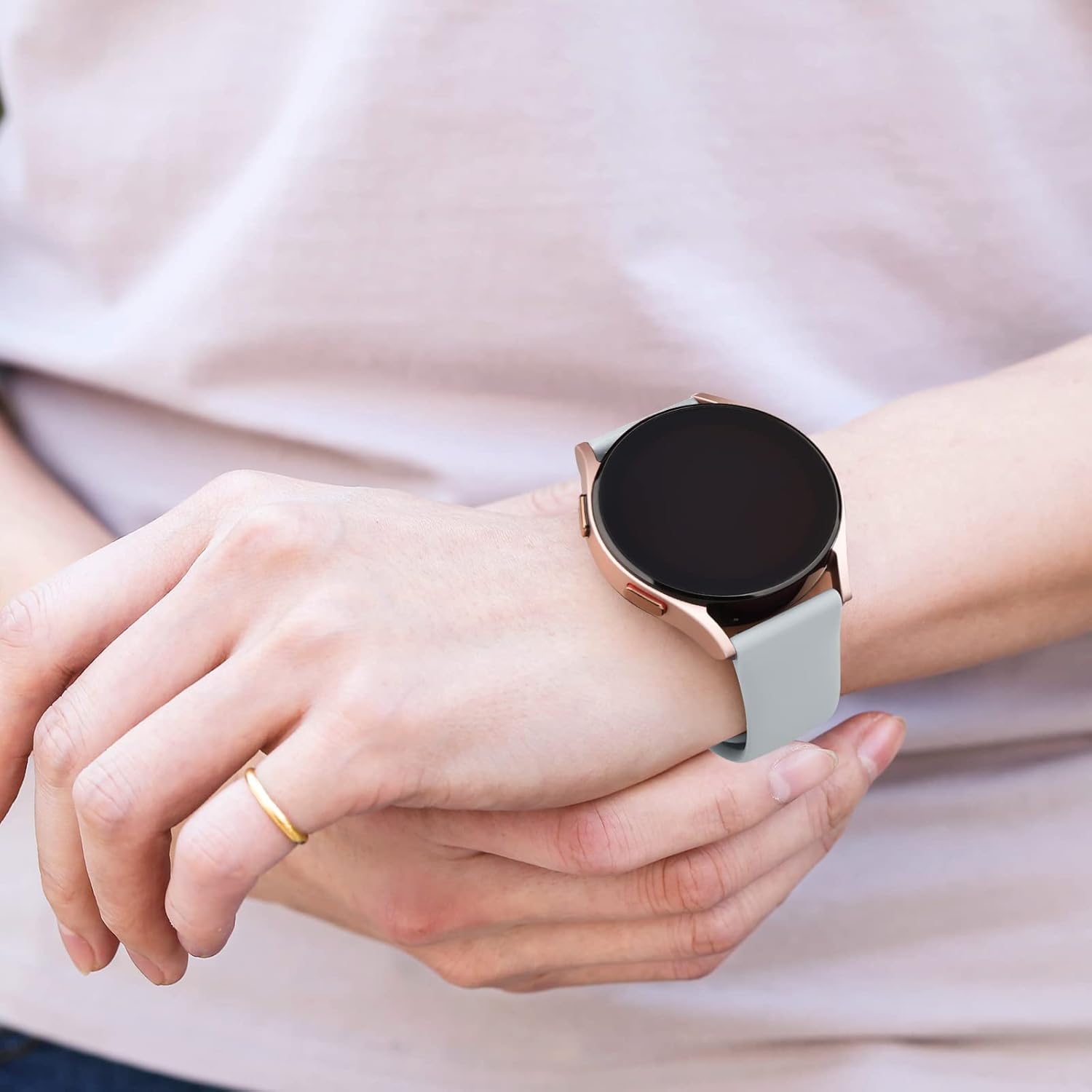 Correas para Samsung Galaxy Watch Active 2 Band 1.575 in 1.732 in, mujeres y hombres, Galaxy Watch 4  4 Classic, Galaxy Watch 5  5 Pro, 4 correas