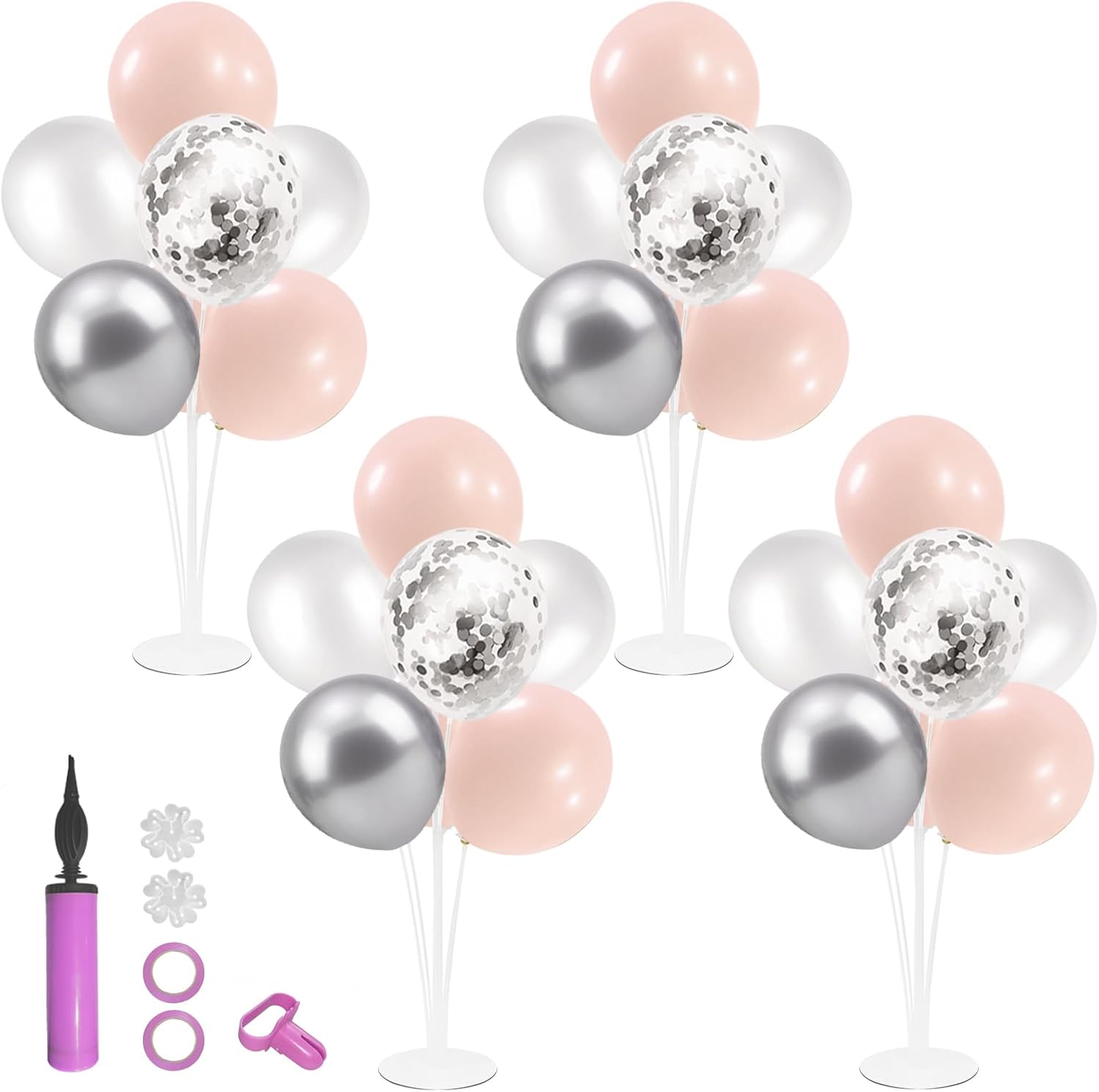 Soporte de globos, decoración de mesa para fiesta de baby shower, boda, compromiso, despedida de soltera, aniversario, día de la madre, cumpleaños