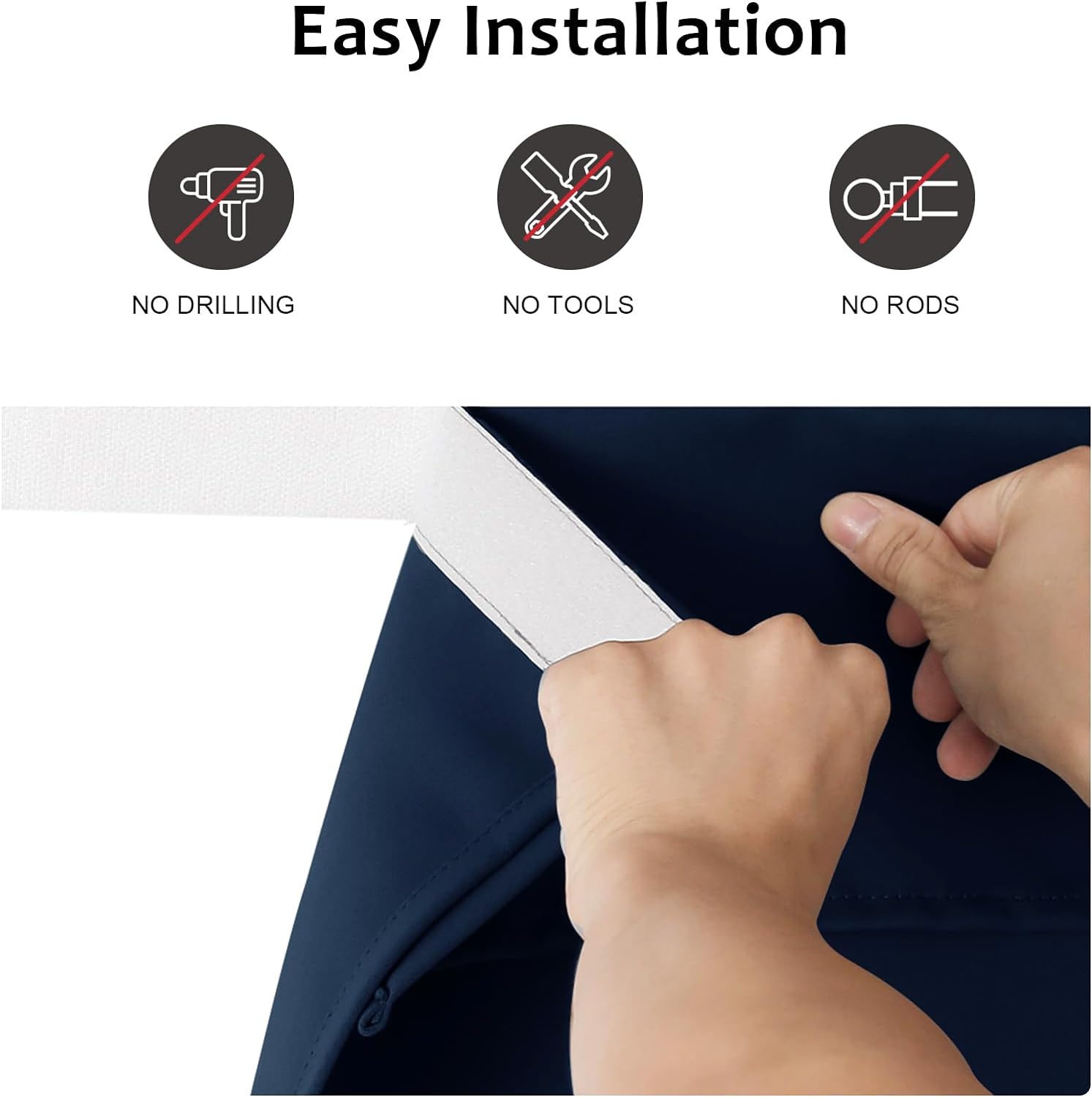 WdFour Cortinas de puerta francesa con tacto sedoso, aislamiento térmico, reducción de ruido, cortinas opacas para puerta de vidrio y oficina (25