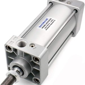 Baomain Cilindro neumático SC 63 X 25 PT38, Diámetro 2 12 pulgadas, Carrera 1 pulgada, Varilla de pistón atornillada de doble acción Baomain Cilindro neumático SC 63 X 25 PT38, Diámetro 2 12 pulgadas, Carrera 1 pulgada, Varilla de pistón atornillada de doble acción