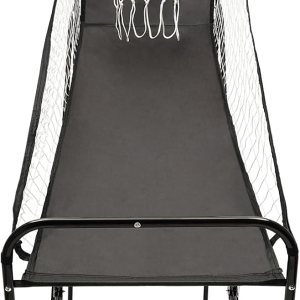 Juego de arcada de baloncesto plegable, con marcador electrónico LED, temporizador, 3 bolas, juego de baloncesto para interiores y exteriores para Juego de arcada de baloncesto plegable, con marcador electrónico LED, temporizador, 3 bolas, juego de baloncesto para interiores y exteriores para