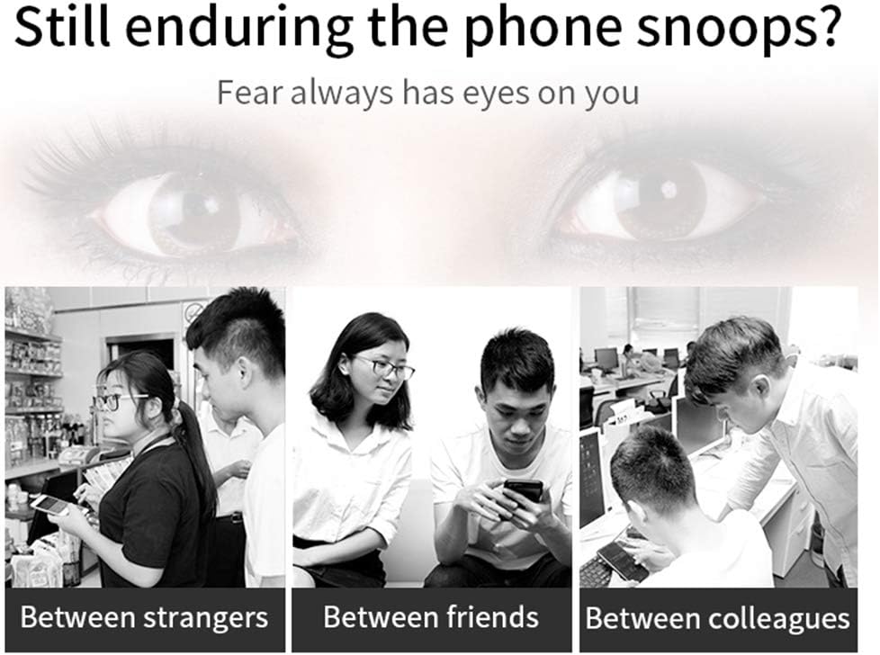 UPONEW Protector de pantalla de vidrio de privacidad para Google Pixel 3  2 unidades Vidrio templado frontal sin burbujas Privacidad anti espía