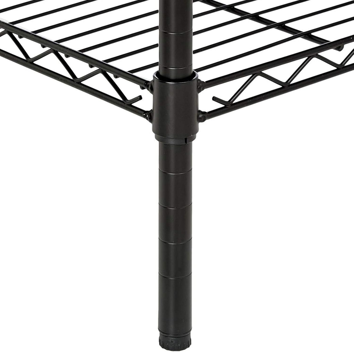 Estantería de alambre de 5 niveles, estantes ajustables, estante de almacenamiento de metal para lavandería, baño, cocina, despensa, organización de