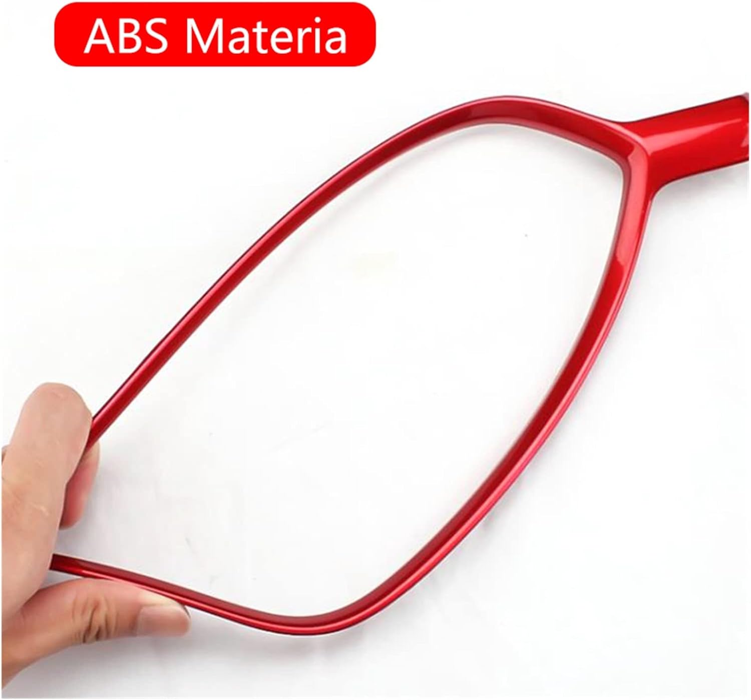 Cubierta decorativa para reposabrazos de puerta de automóvil, compatible con Toyota RAV4 2019 2020 2021 2022 2023 RAV 4 XA50 (color rojo-1)