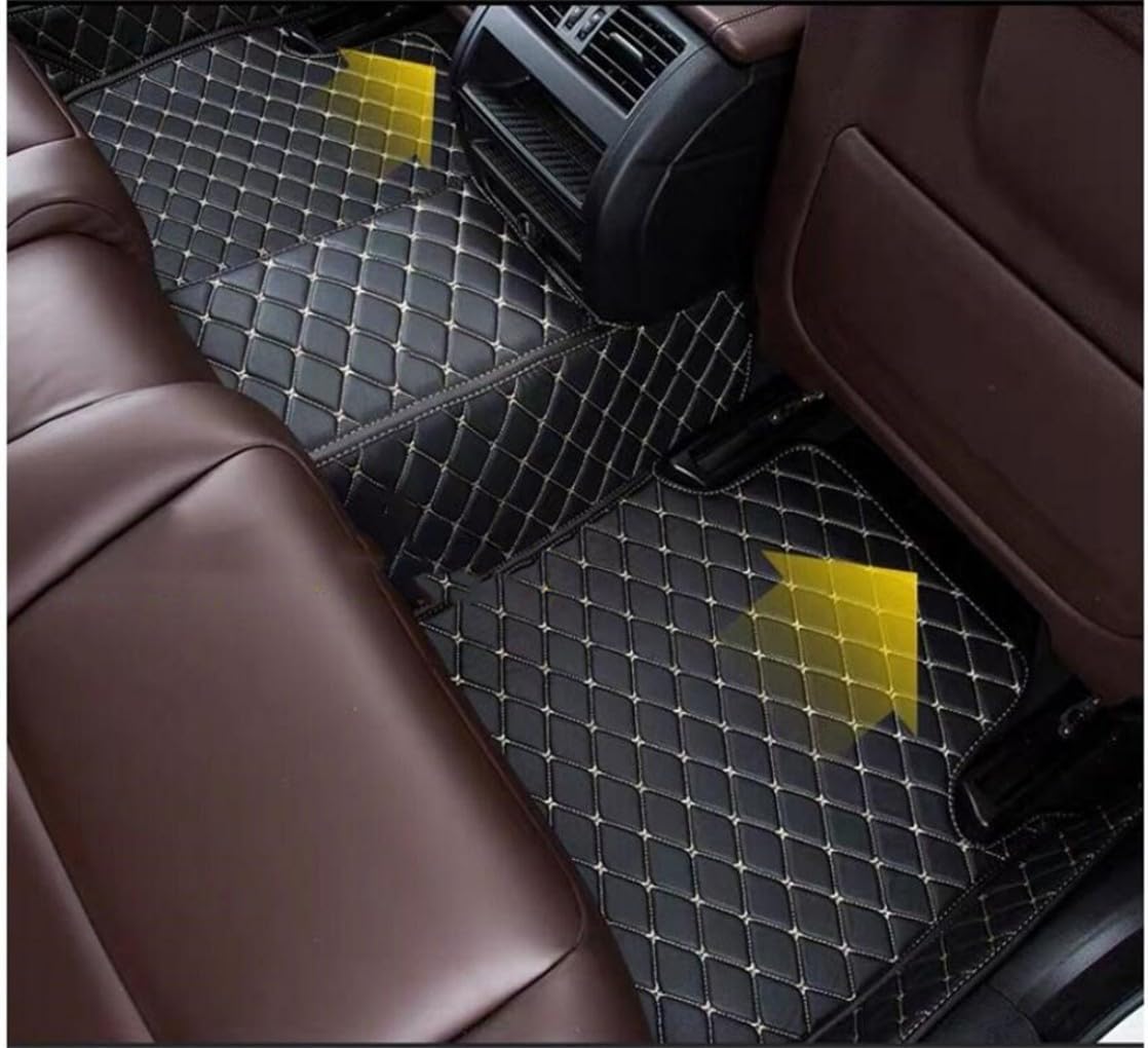 Alfombrillas personalizadas de cuero artificial para automóvil, impermeables, antideslizantes, adecuadas para automóviles, SUV, camionetas, protegen