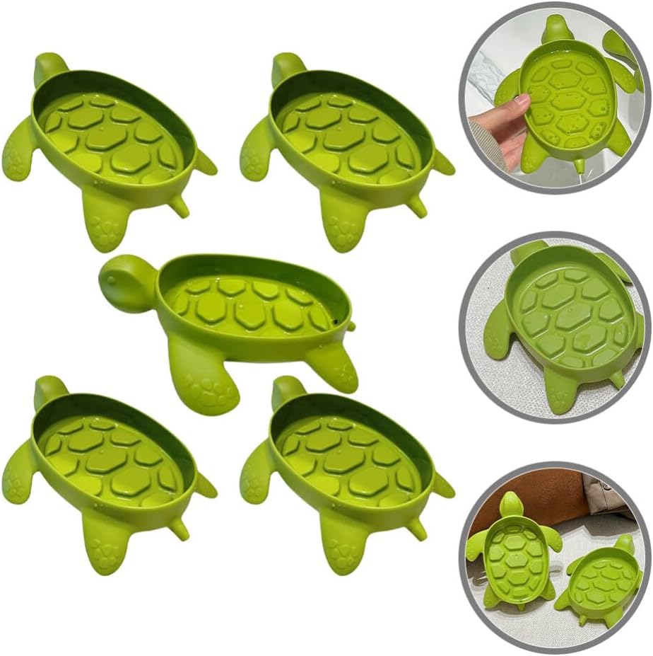 EXCEART 5pcs Jabón Cocina Limpieza Esponja Titular Lavabo Artículos de tocador Pp