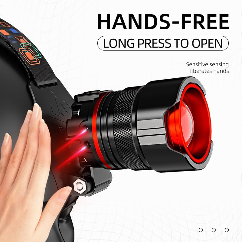 ABUSVEX Linterna LED de 1000 lúmenes con luz negra UV de 365 nm, súper brillante, recargable por USB C, llavero LED con luz lateral COB, zumbador
