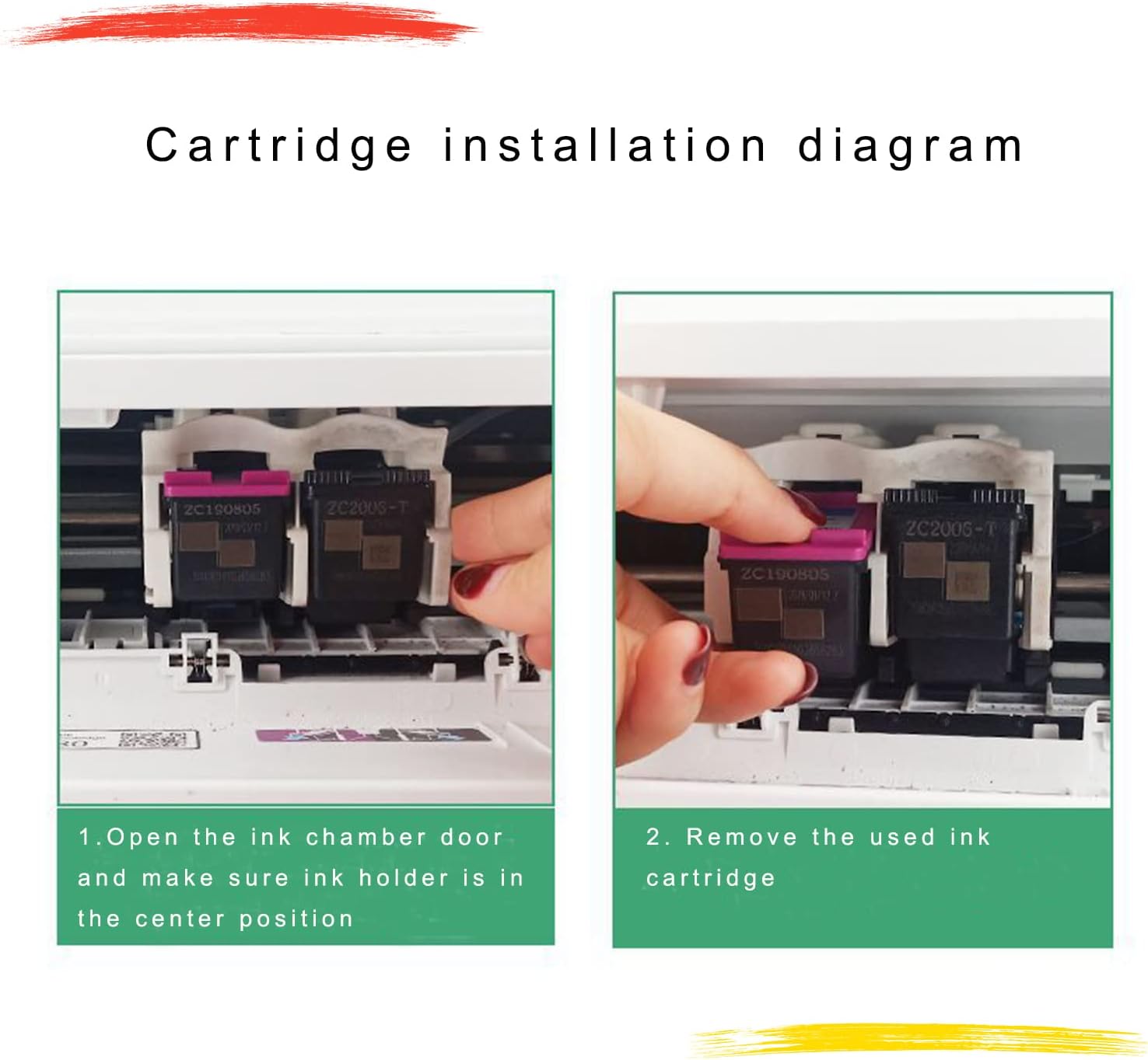 Paquete de 2 cartuchos de tinta HP 65XL color negro, compatible con HP 65XL Envy 5055 5000 5058 5052 5034 5032 5030 5014 5012 DeskJet 3755 3700 2600