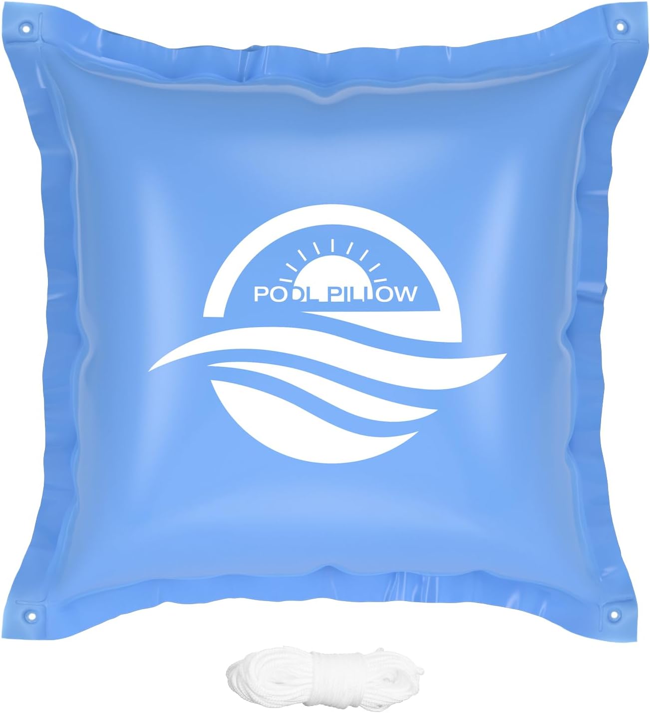 OSMOFUZE Almohadas de piscina para piscina sobre el suelo, almohada de aire ultra gruesa resistente al frío para invernar 0.016 in, material de PVC,