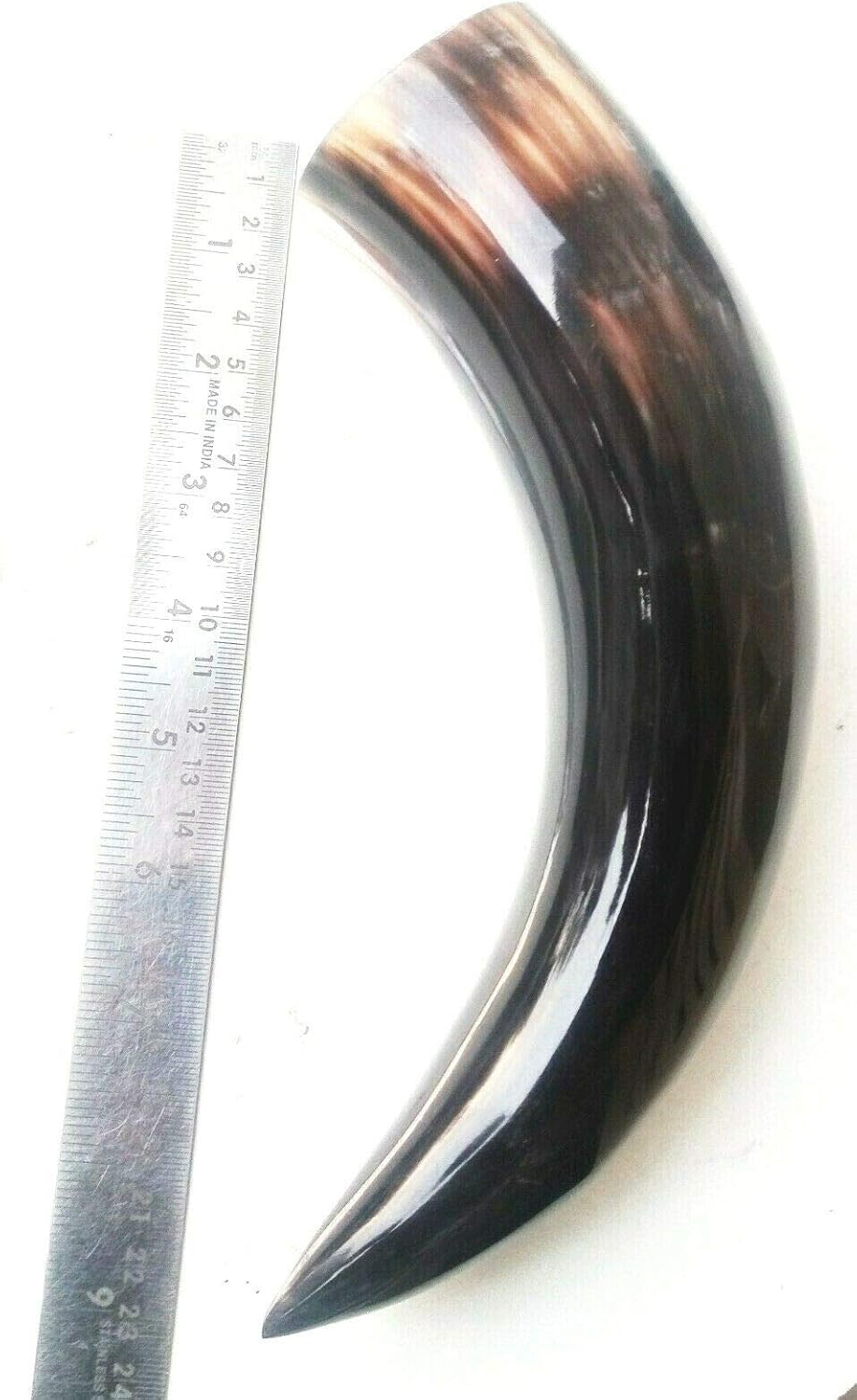 Tazas de cuerno vikingo de 10 onzas  Tazas hechas a mano de cuerno real de 9 a 12 pulgadas para vino, cerveza, cáliz nórdico de THOR LOTR estilo