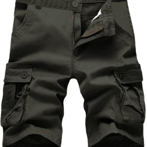 Men Cargo Shorts Classic Fit Lightweight Ripstop Pants Tactical Outdoor Work Short Trousers with Multi Pocket Men Cargo Shorts Classic Fit Lightweight Ripstop Pants Tactical Outdoor Work Short Trousers with Multi Pocket