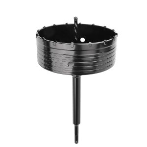 Sierra perforadora para hormigón de 5.984 in  6 pulgadas con varilla de conexión SDS Plus de 8.661 in, sierra de orificio para hormigón y cemento, Sierra perforadora para hormigón de 5.984 in  6 pulgadas con varilla de conexión SDS Plus de 8.661 in, sierra de orificio para hormigón y cemento,