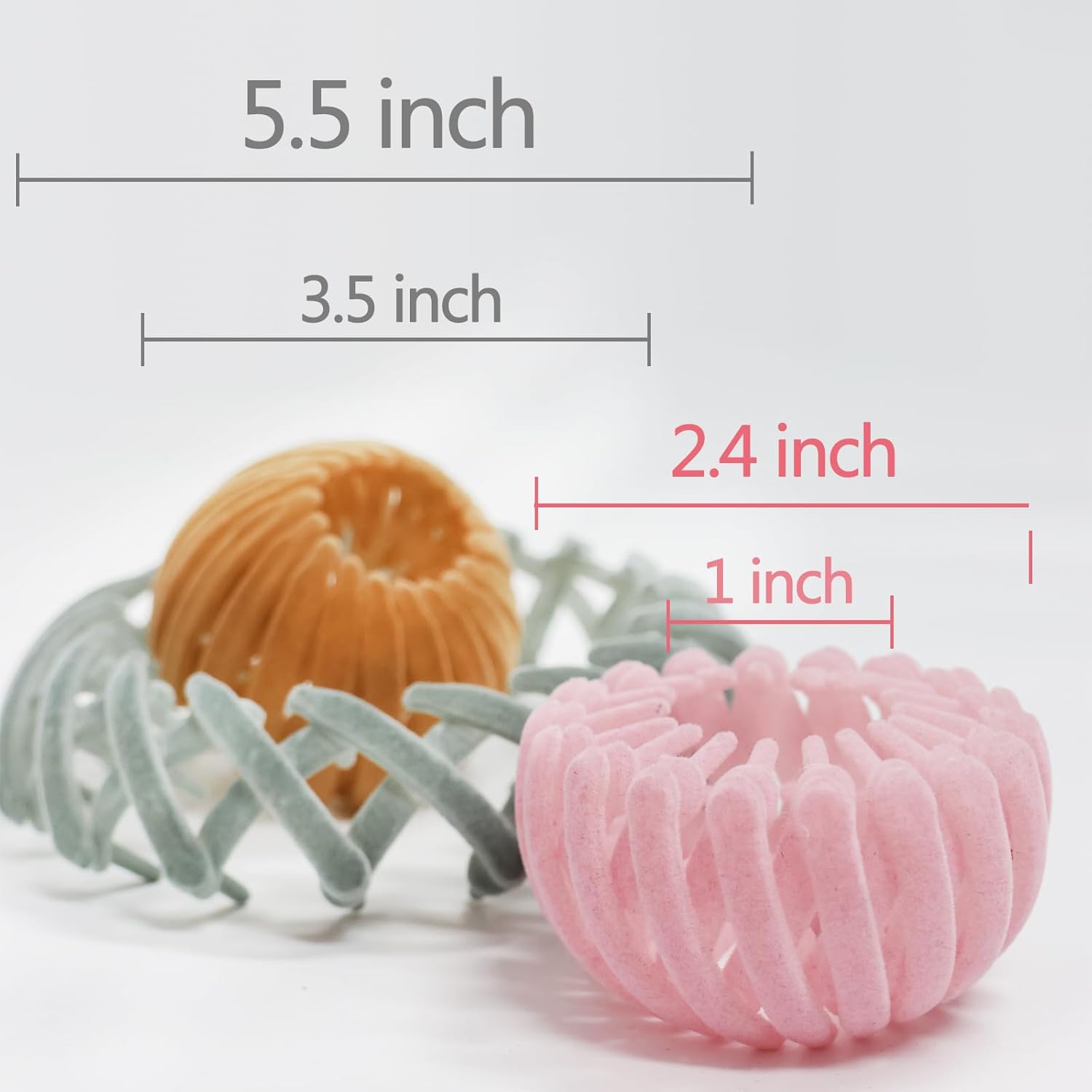 3 pinzas para el cabello mágicas Sizobi Bird Nest, pinzas de moño expandibles para cabello fino y grueso, accesorios para el cabello para mujeres y