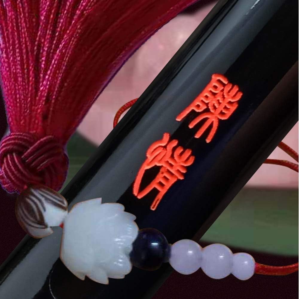 1 juego de flauta, gran maestro de instrumentos musicales de Fife transversal demoníaco, accesorio de cosplay Mo Dao Zu Shi Wei Wuxian Dizi (C)