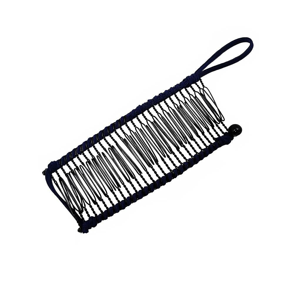 Pinza elástica para el pelo de plátano, herramienta de peine para cabello grueso y fino, rizado, elástico y ajustable, decorativo, resistente y
