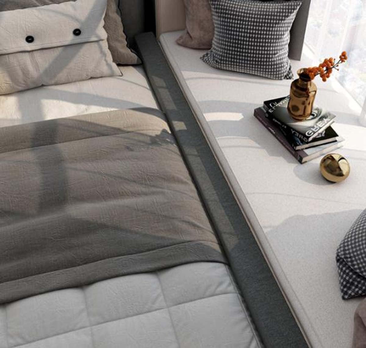 Almohada de cuña para cama de tamaño matrimonial, almohada para cabecero, relleno de huecos de cama de tamaño personalizado, cierra el espacio entre