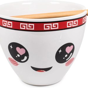 Bowl Bop Hopeless – Juego de vajilla de cerámica japonesa Ramentic Incluye cuenco de fideos ramen de 16 onzas y palillos de madera Juego de platos Bowl Bop Hopeless – Juego de vajilla de cerámica japonesa Ramentic Incluye cuenco de fideos ramen de 16 onzas y palillos de madera Juego de platos