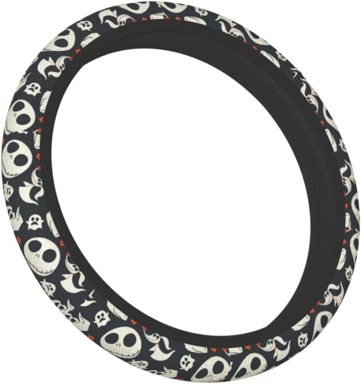 The Nightmare Before Christmas – Fundas universales para volante de automóvil, bonitos accesorios, funda protectora de neopreno antideslizante que
