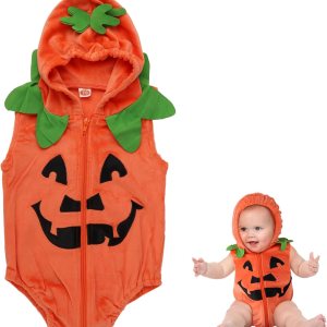 SAVITA Lindo disfraz de calabaza de Halloween para bebé, disfraz de calabaza de Halloween para niños, disfraces de Halloween para decoraciones de SAVITA Lindo disfraz de calabaza de Halloween para bebé, disfraz de calabaza de Halloween para niños, disfraces de Halloween para decoraciones de