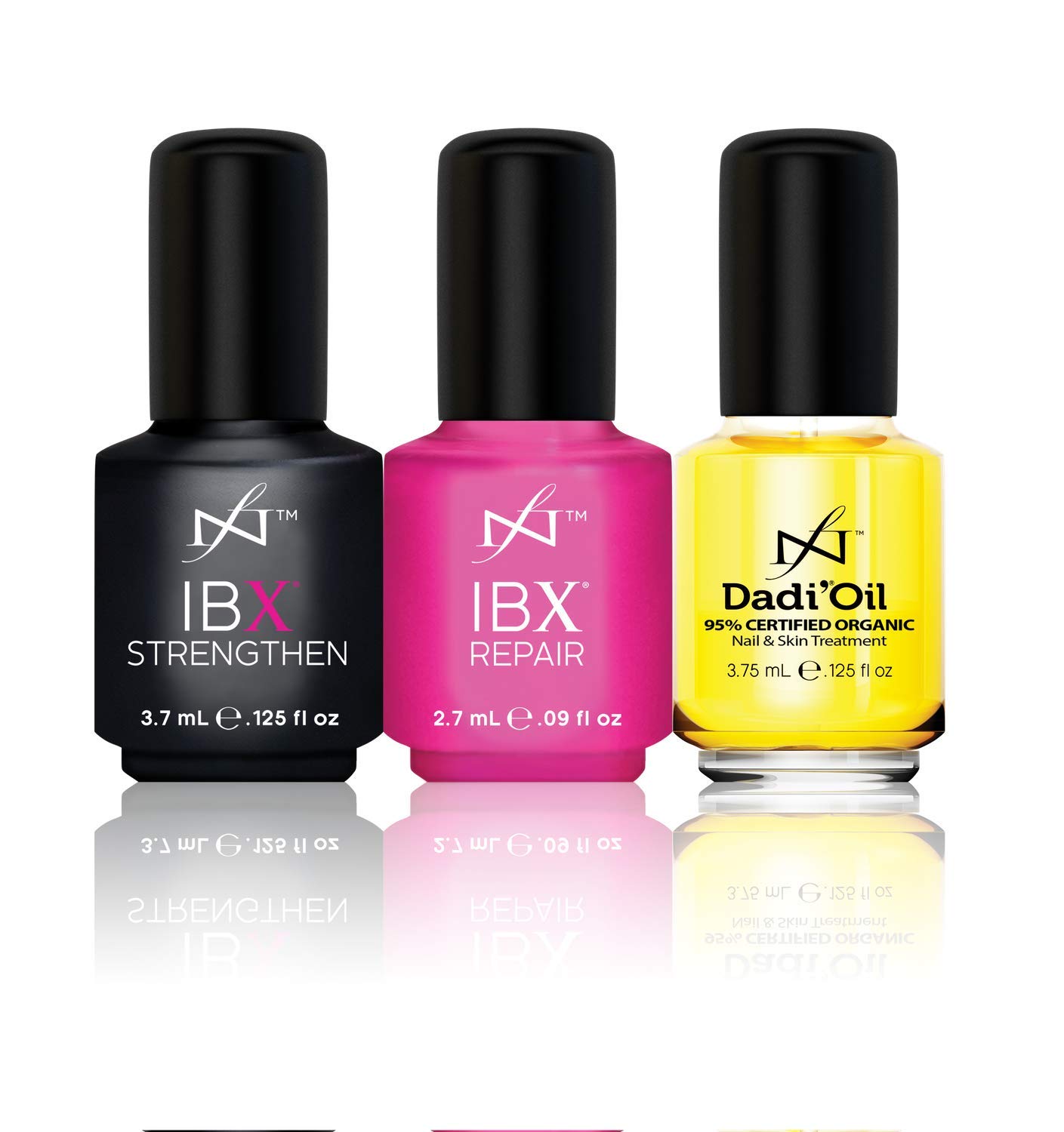 NUEVO! IBX Mini Duo Pack Con Aceite Dadi GRATIS Restauración Protección Uñas