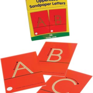 Didax Educational Resources Papel de lija táctil mayúscula Letras, mayúscula, 4-14 X 2-58 in, Multi Didax Educational Resources Papel de lija táctil mayúscula Letras, mayúscula, 4-14 X 2-58 in, Multi