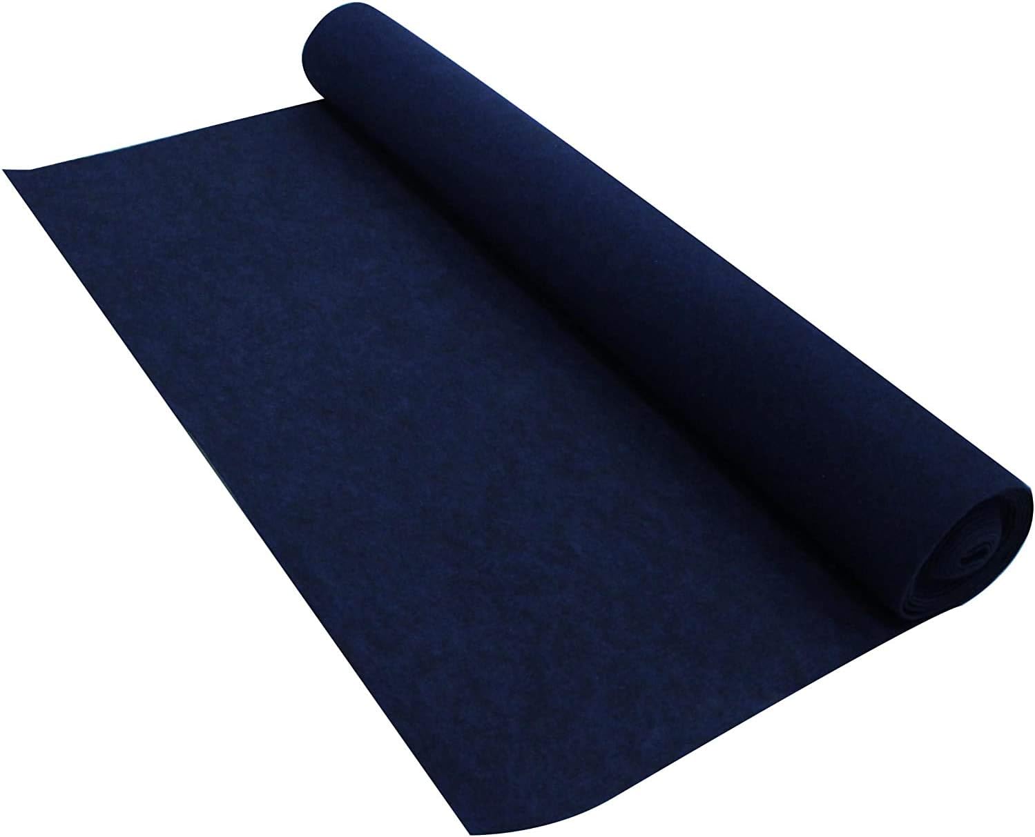 CC10BL – Alfombra azul de 10 pies de largo por 4 pies de ancho, 40 pies cuadrados para altavoces, alfombra para el hogar, automóvil, RV, barco,