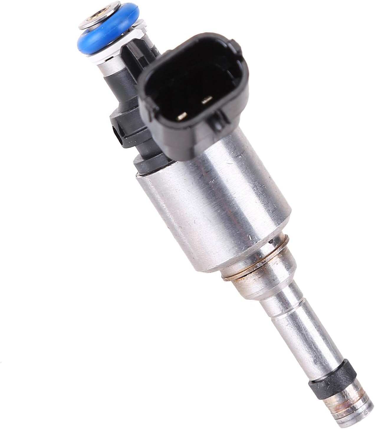 Vorally Juego de 4 inyectores de combustible compatibles con Hyundai Accent Veloster Kia Rio Soul 2012-2017, inyector de combustible no turbo,