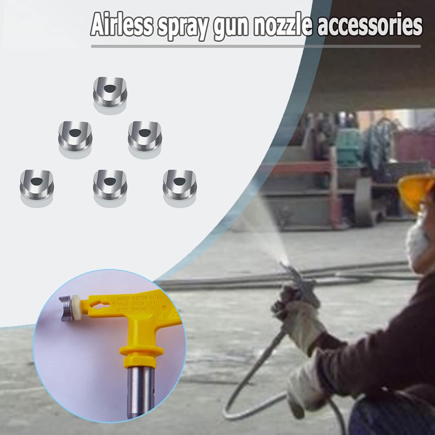 Lotcesfun Repuesto de pulverizador sin aire Junta de punta de un sello compatible con sellos Graco RAC 246453 (12 piezas)