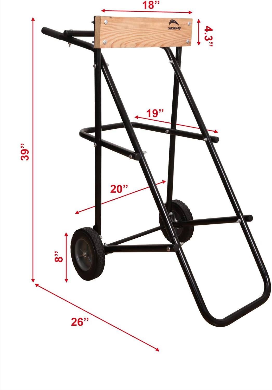 LEADALLWAY Soporte para motor fuera de borda, carrito de almacenamiento para ruedas, soporte de motor multiuso resistente