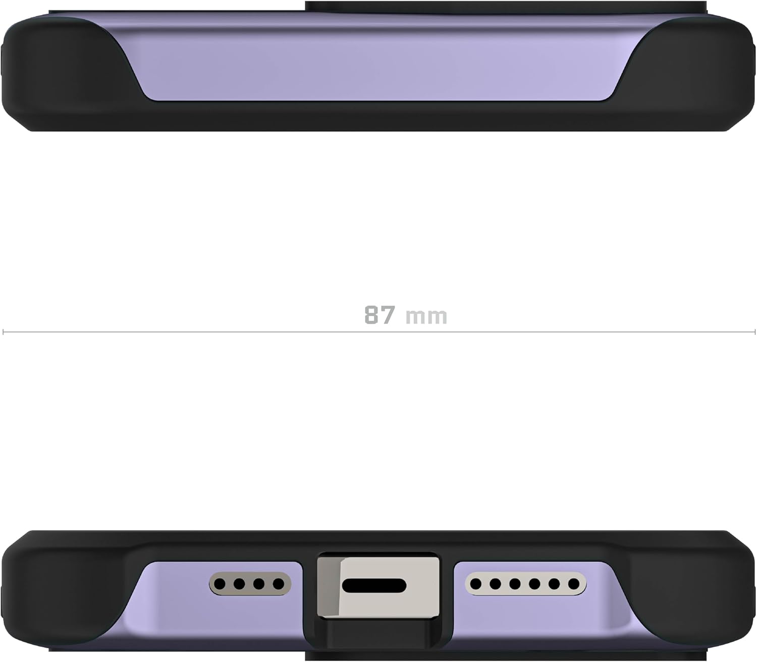 Ghostek Atomic Slim – Funda protectora para iPhone 15 Pro Max, compatible con accesorios MagSafe, marco de metal de aluminio, funda de teléfono