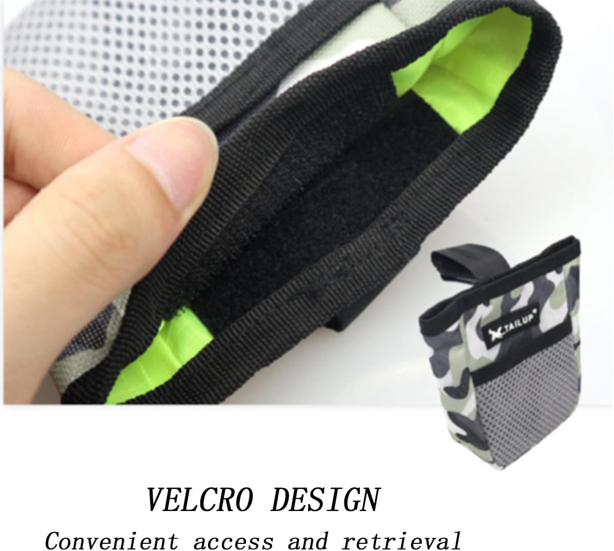 1 bolsa de golosinas para perros con clip para cinturón, mini bolsa de entrenamiento de mascotas para entrenadores de mascotas, viajes o uso al aire