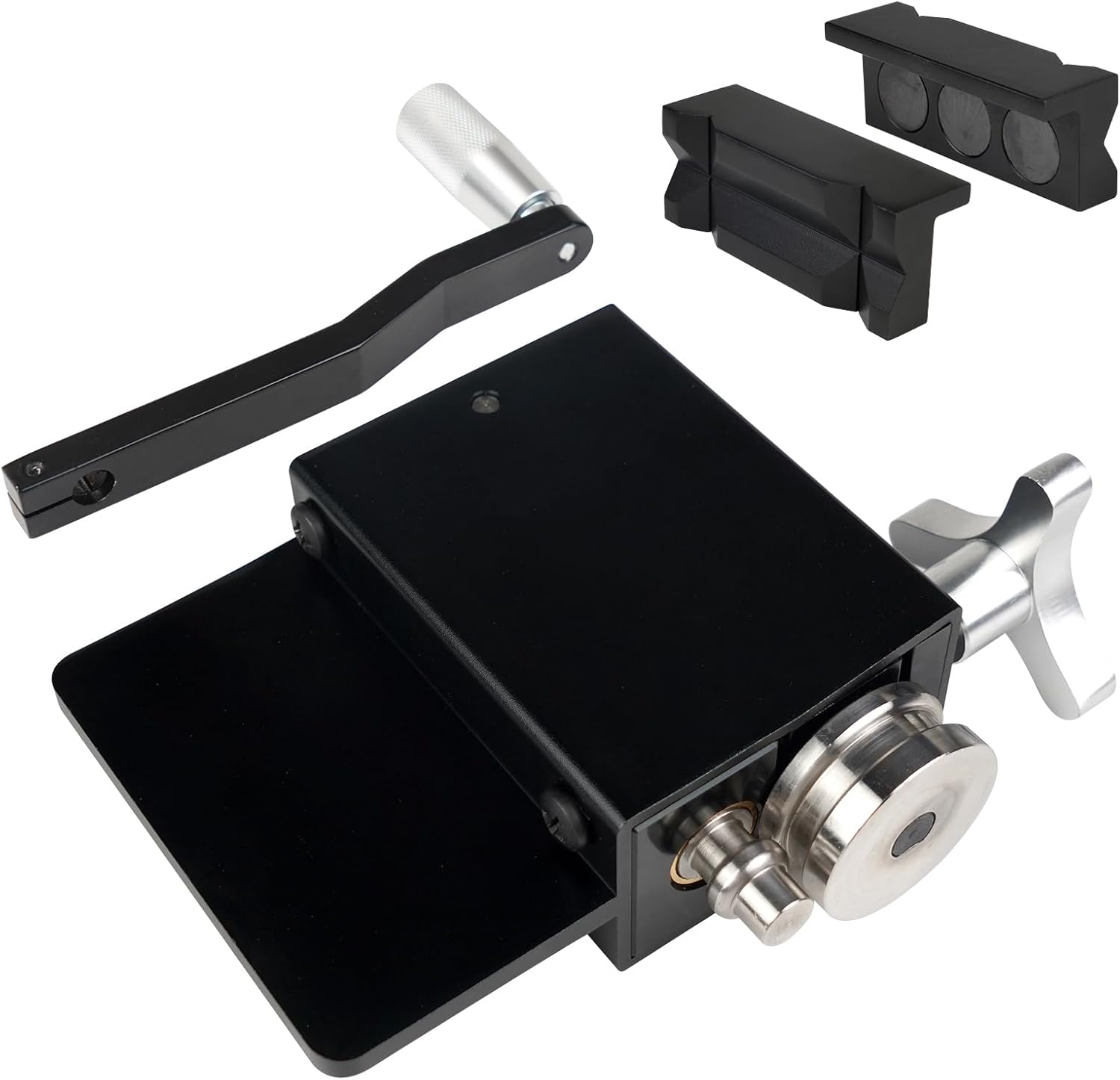 Rodillo de cuentas para tubería de tubo con almohadillas de mandíbula de tornillo de aluminio para tuberías de admisión e intercooler de 58″ a 2″ ID